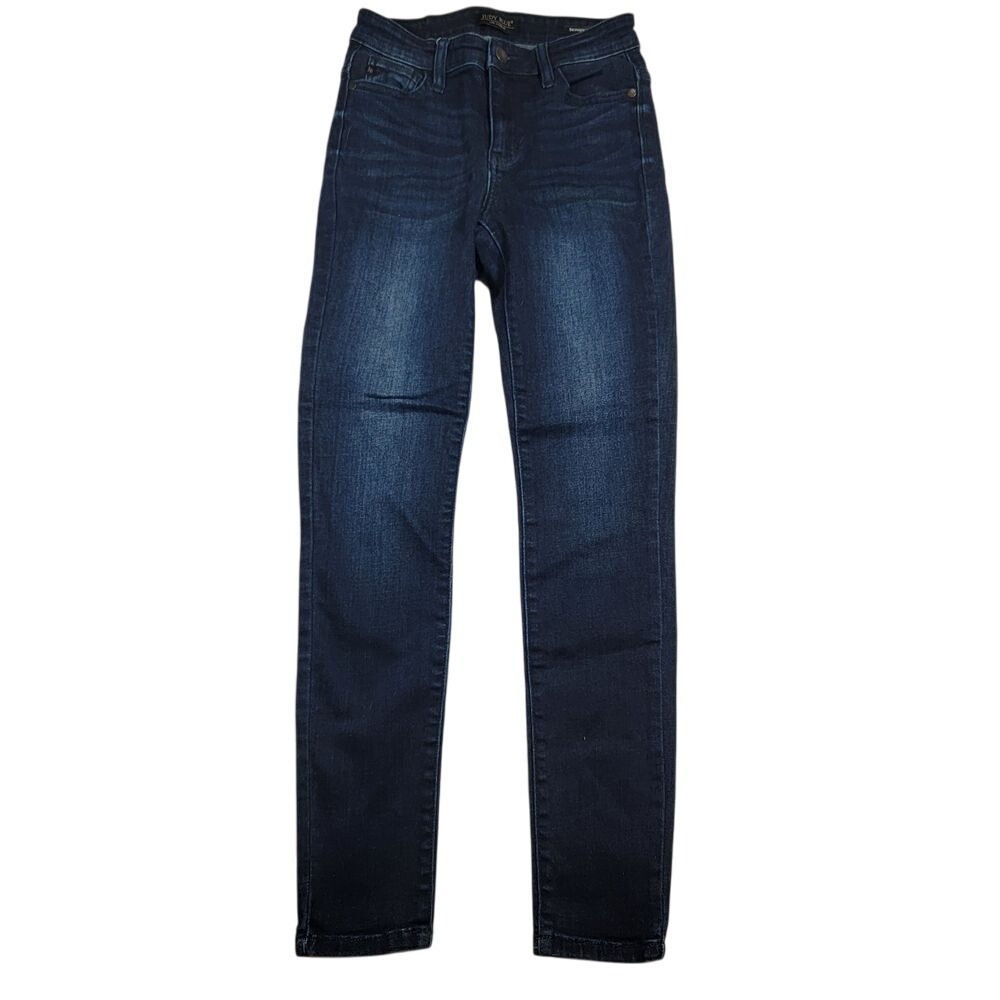 Judy Blue Women's Skinny Fit Jeans Sz 3 / 26‎ Blue Denim Stretch
